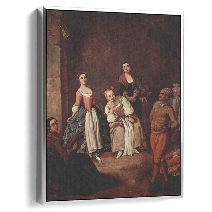 The furlana (Venetian dance) by Pietro Longhi