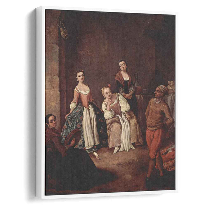 The furlana (Venetian dance) by Pietro Longhi