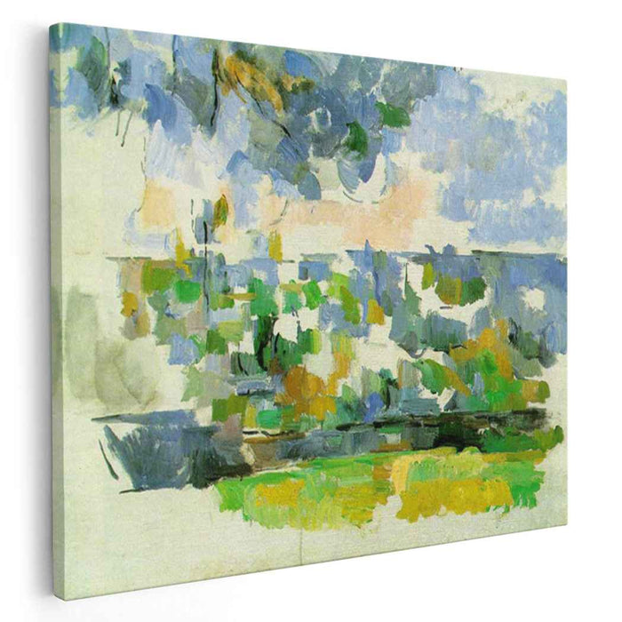 The Garden at Les Lauves (1906) by Paul Cezanne