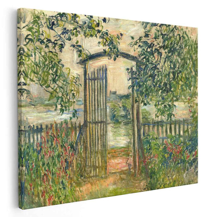 The Garden Gate at Vetheuil (1881) by Claude Monet