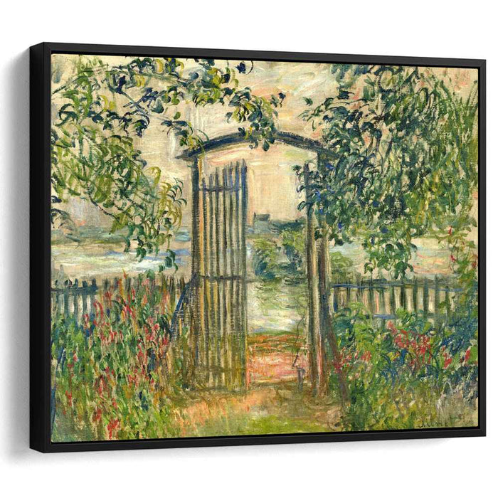 The Garden Gate at Vetheuil (1881) by Claude Monet