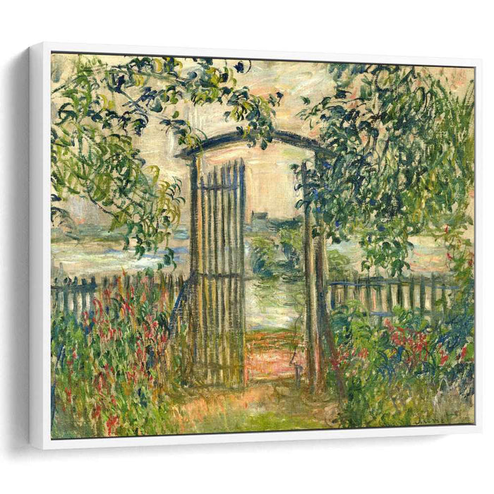 The Garden Gate at Vetheuil (1881) by Claude Monet