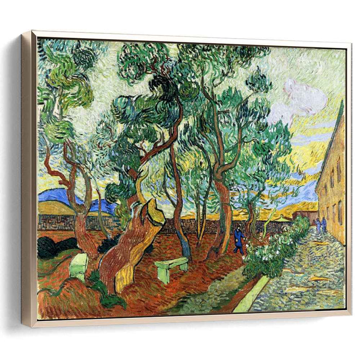 The Garden of St. Paul's Hospital at St. Remy (1889) by Vincent van Gogh