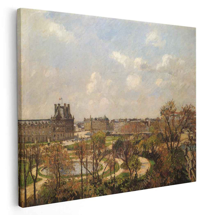 The Garden of the Tuileries, Morning, Spring by Camille Pissarro
