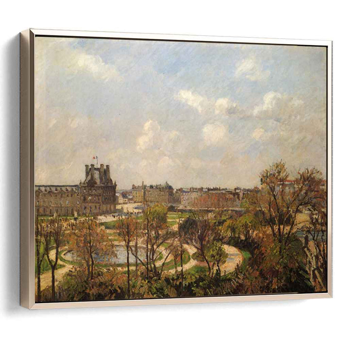 The Garden of the Tuileries, Morning, Spring by Camille Pissarro
