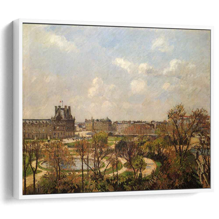 The Garden of the Tuileries, Morning, Spring by Camille Pissarro