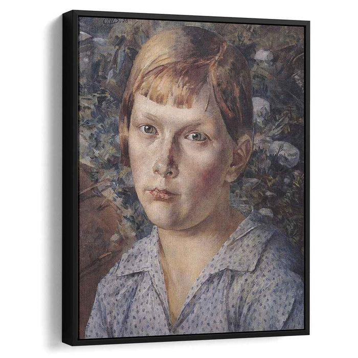 The girl in the woods (1938) by Kuzma Petrov-Vodkin