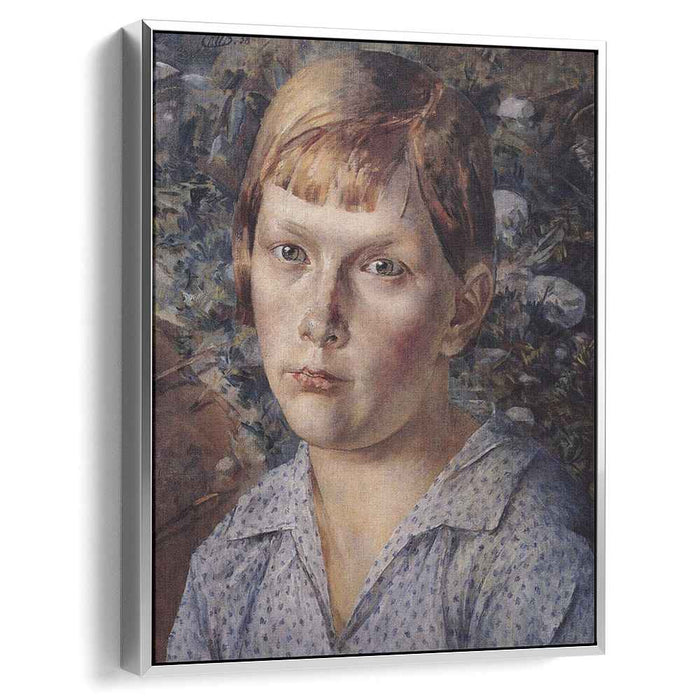 The girl in the woods (1938) by Kuzma Petrov-Vodkin