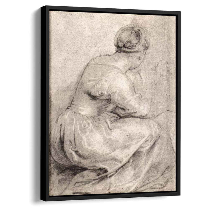 The Girl Squatted Down (1618) by Peter Paul Rubens