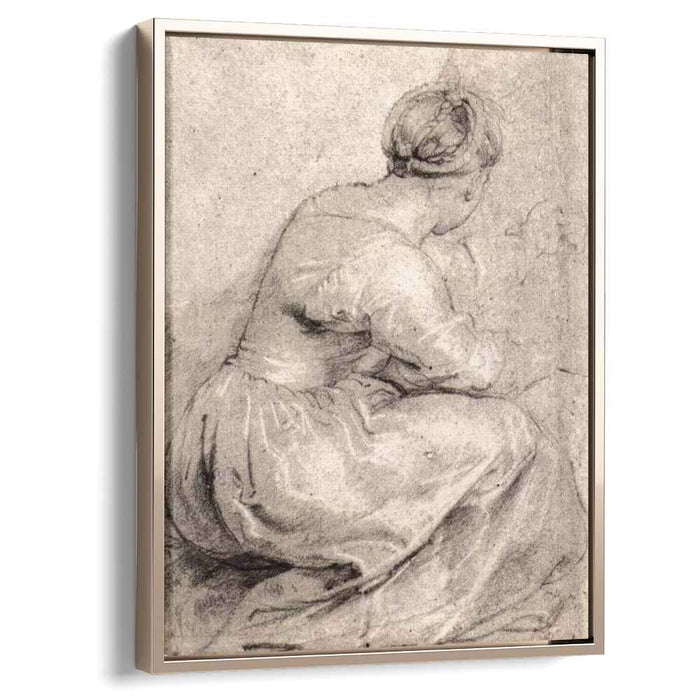 The Girl Squatted Down (1618) by Peter Paul Rubens