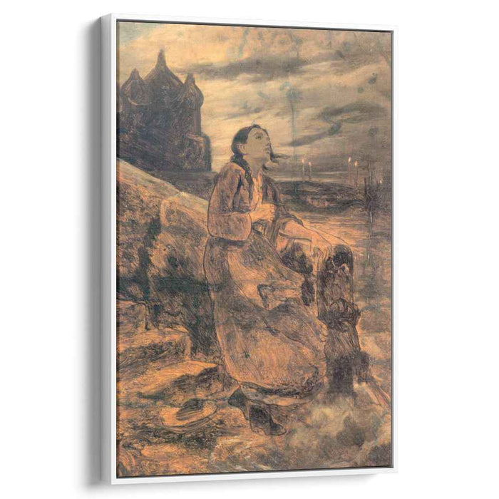 The girl, thrown into the water by Vasily Perov