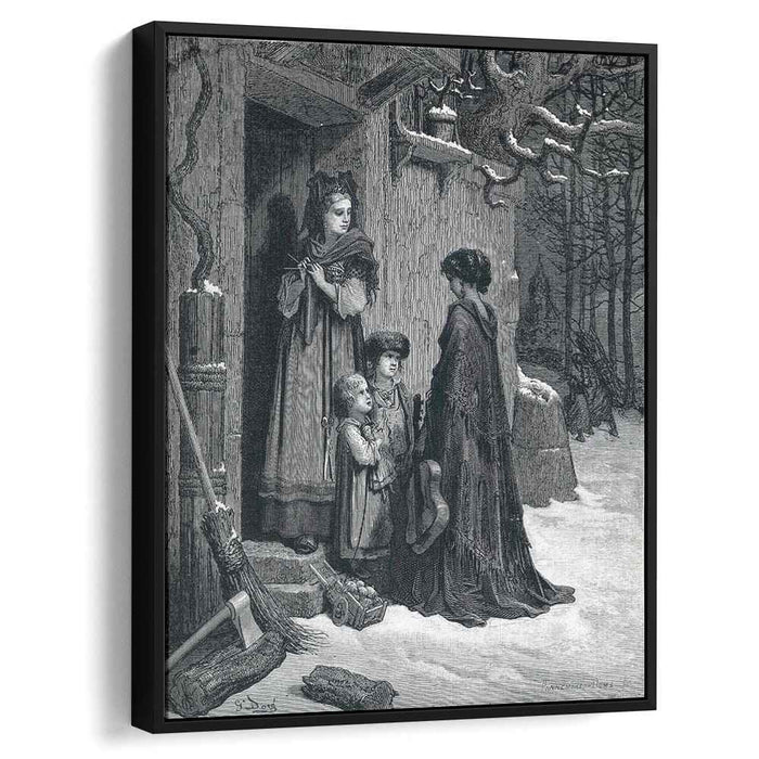 The grasshopper and the ant by Gustave Dore