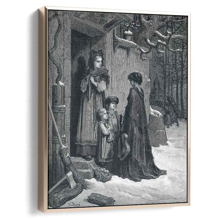 The grasshopper and the ant by Gustave Dore