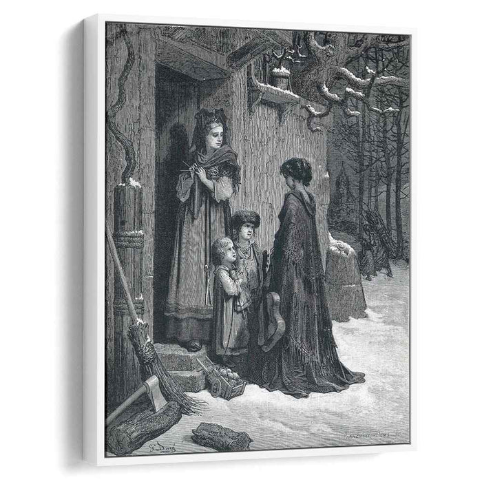 The grasshopper and the ant by Gustave Dore