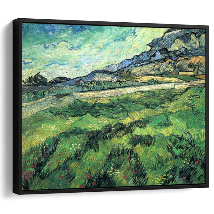 The Green Wheatfield behind the Asylum (1889) by Vincent van Gogh