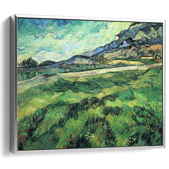 The Green Wheatfield behind the Asylum (1889) by Vincent van Gogh