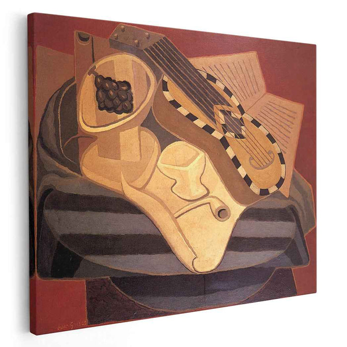 The Guitar with Inlay (1925) by Juan Gris