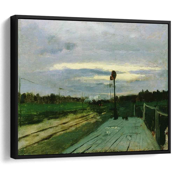 The halt (1885) by Isaac Levitan