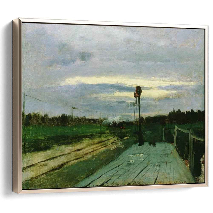 The halt (1885) by Isaac Levitan