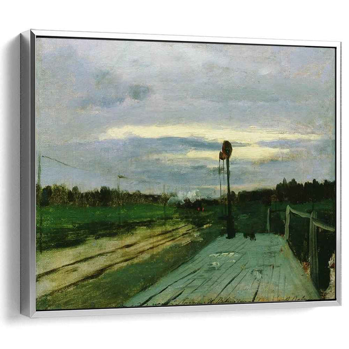 The halt (1885) by Isaac Levitan
