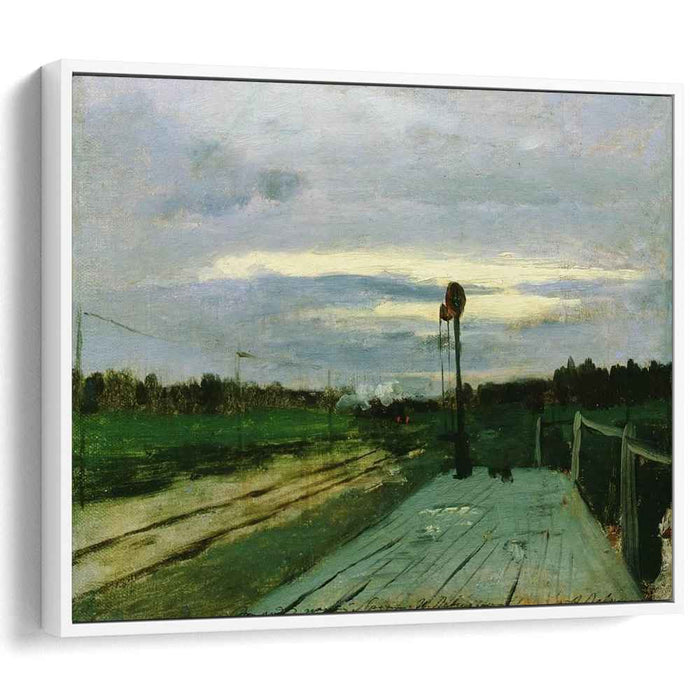 The halt (1885) by Isaac Levitan
