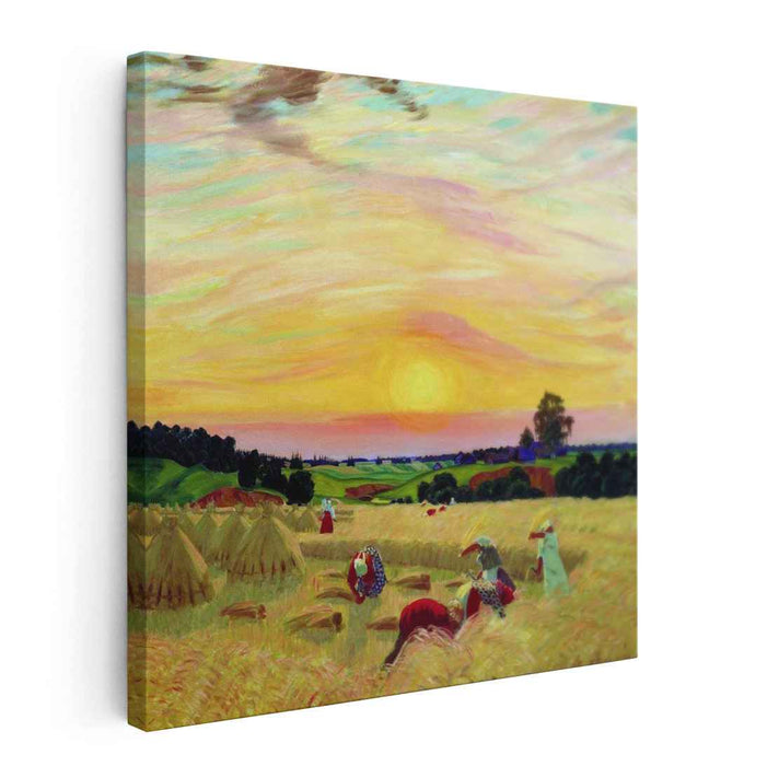 The Harvest (1914) by Boris Kustodiev