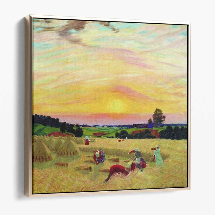 The Harvest (1914) by Boris Kustodiev