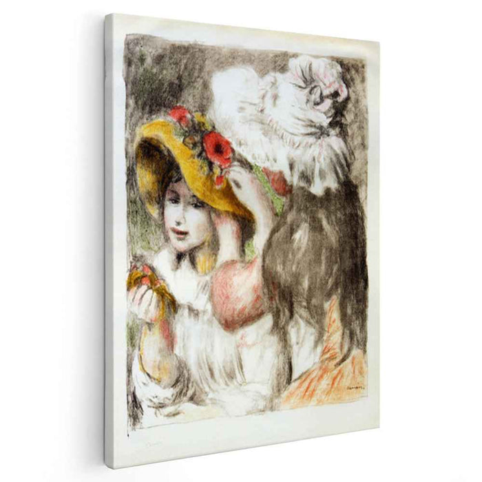 The Hatpin (1898) by Pierre-Auguste Renoir