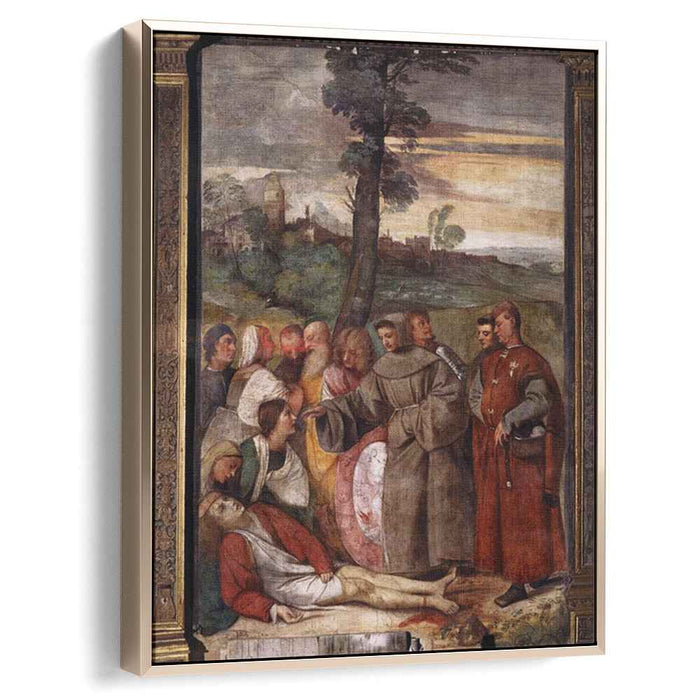 The Healing of the Wrathful Son (1511) by Titian