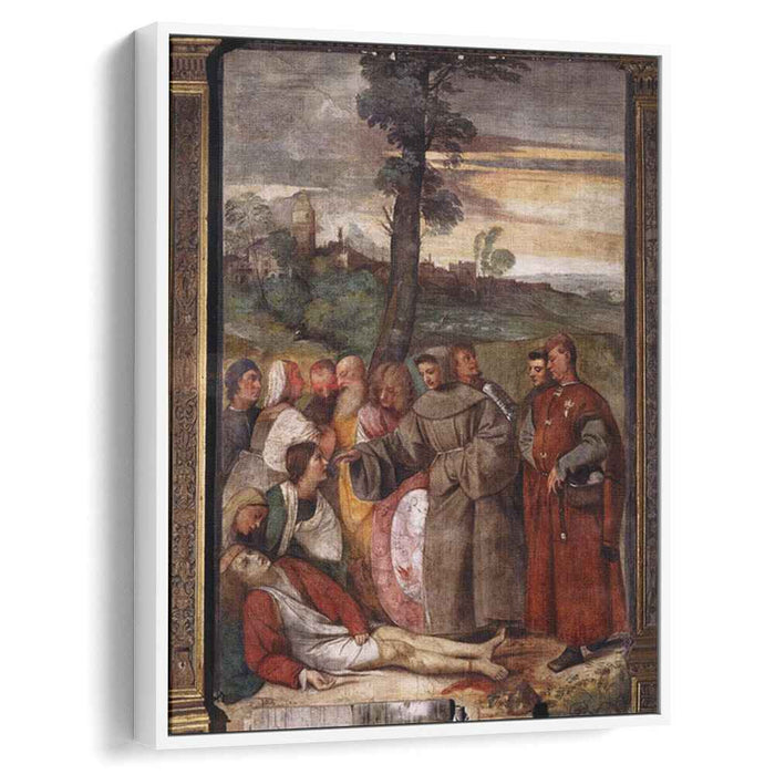 The Healing of the Wrathful Son (1511) by Titian