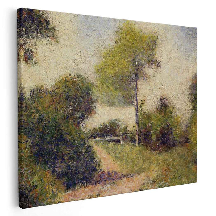 The Hedge (also known as The Clearing) (1882) by Georges Seurat