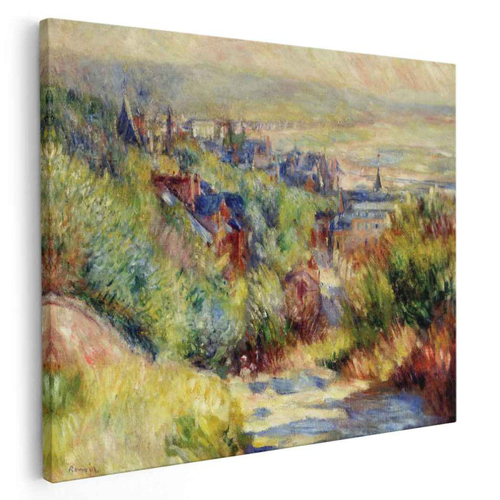 The Hills of Trouville (1885) by Pierre-Auguste Renoir
