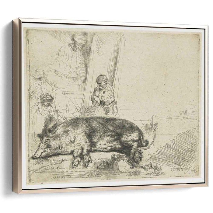 The hog (1643) by Rembrandt