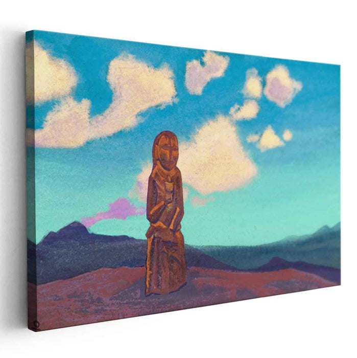 The holder of the cup. Mongolia. (1937) by Nicholas Roerich