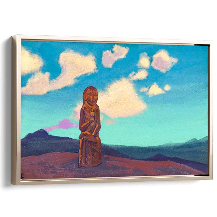 The holder of the cup. Mongolia. (1937) by Nicholas Roerich