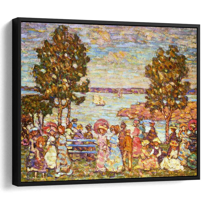 The Holiday (also known as Figures by the Sea or Promenade by the Sea) (1910) by Maurice Prendergast