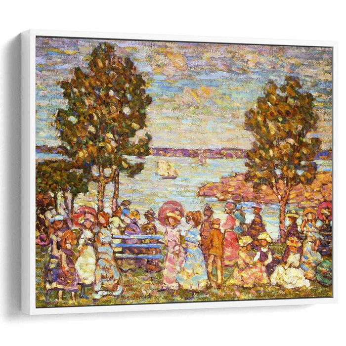 The Holiday (also known as Figures by the Sea or Promenade by the Sea) (1910) by Maurice Prendergast