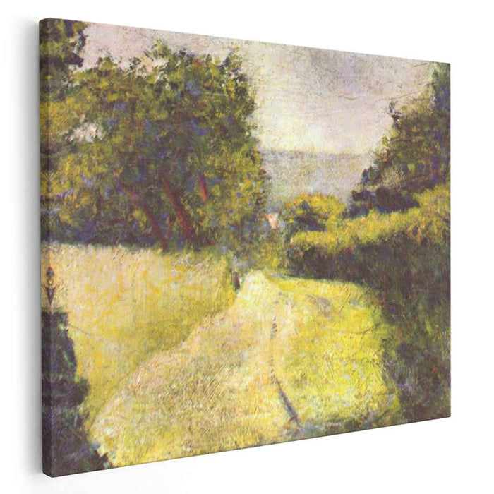 The Hollow Way (1882) by Georges Seurat