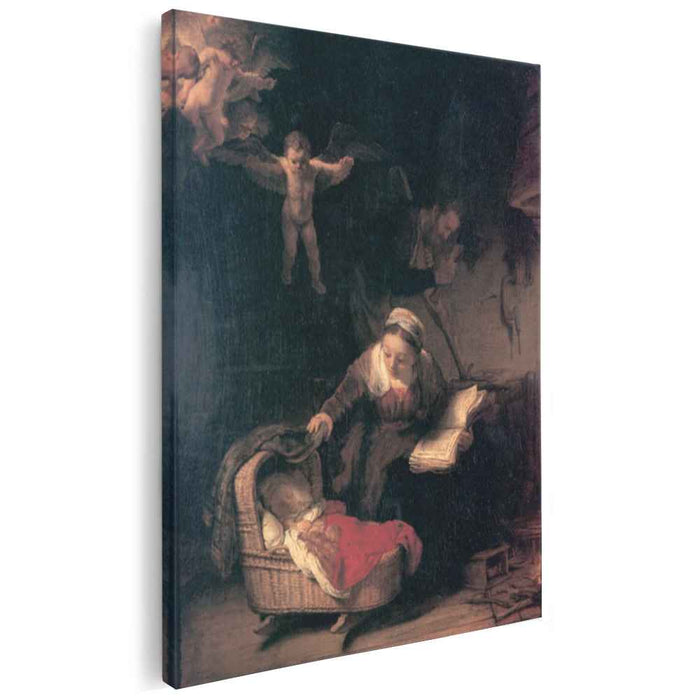 The Holy Family (1645) by Rembrandt