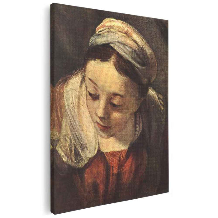 The Holy Family(fragment) (1645) by Rembrandt