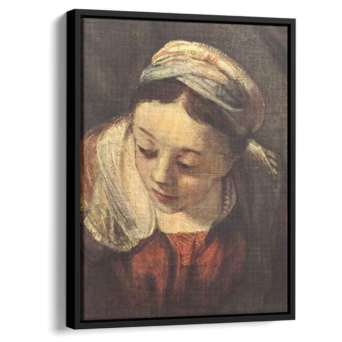 The Holy Family(fragment) (1645) by Rembrandt