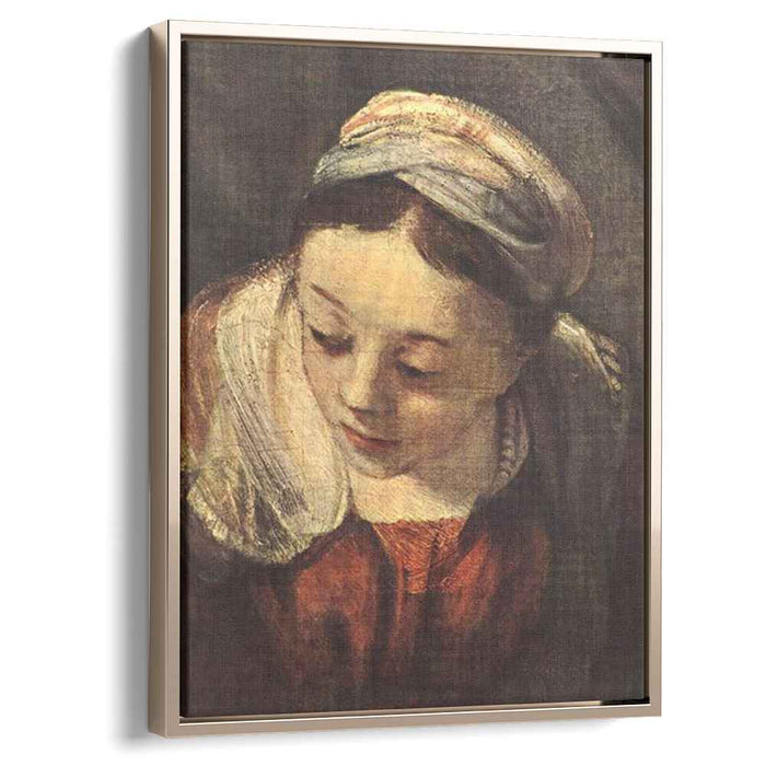 The Holy Family(fragment) (1645) by Rembrandt