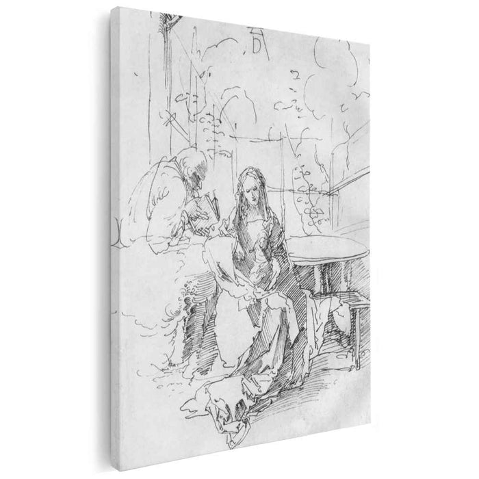 The Holy Family in the arbor (1512) by Albrecht Durer