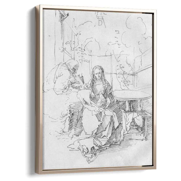 The Holy Family in the arbor (1512) by Albrecht Durer