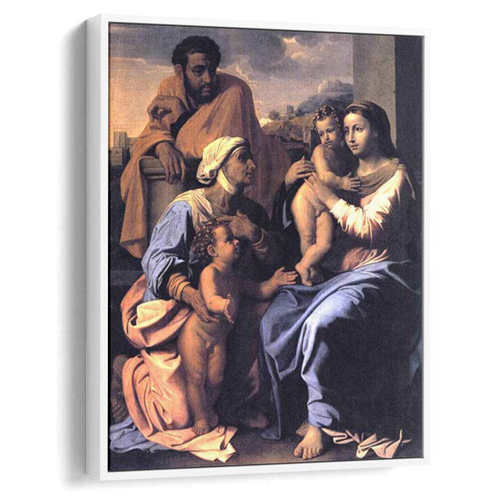 The Holy Family with St. Elizabeth and John the Baptist (1655) by Nicolas Poussin