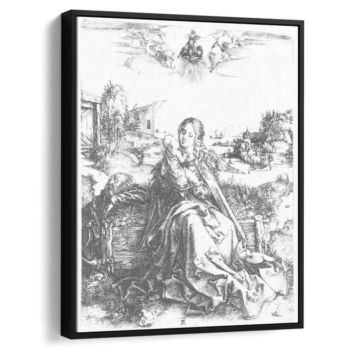 The holy family with the dragon fly (1495) by Albrecht Durer