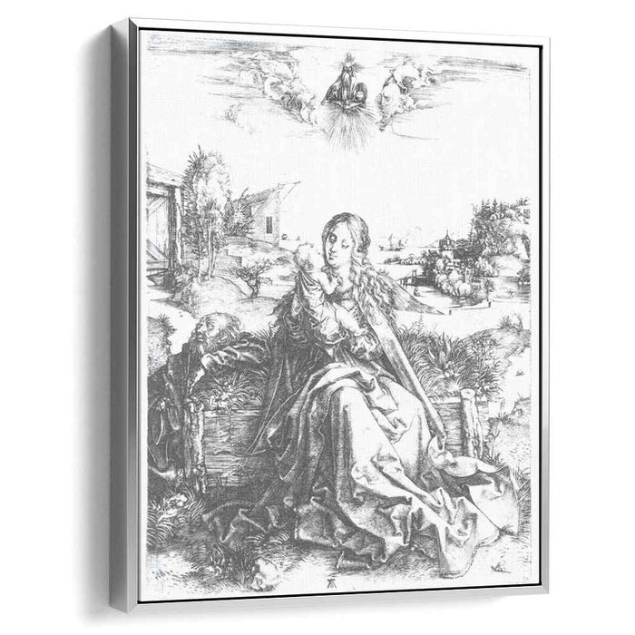 The holy family with the dragon fly (1495) by Albrecht Durer