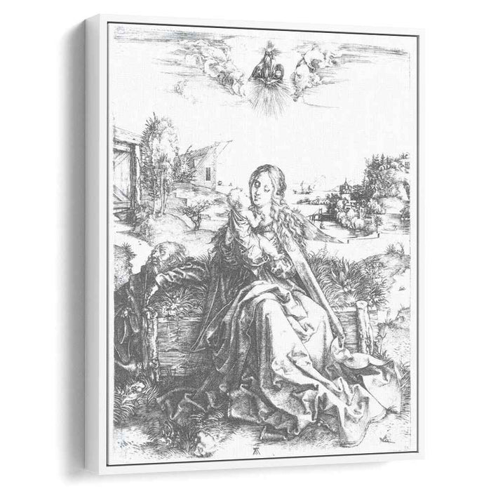 The holy family with the dragon fly (1495) by Albrecht Durer