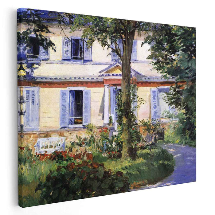 The House at Rueil (1882) by Edouard Manet