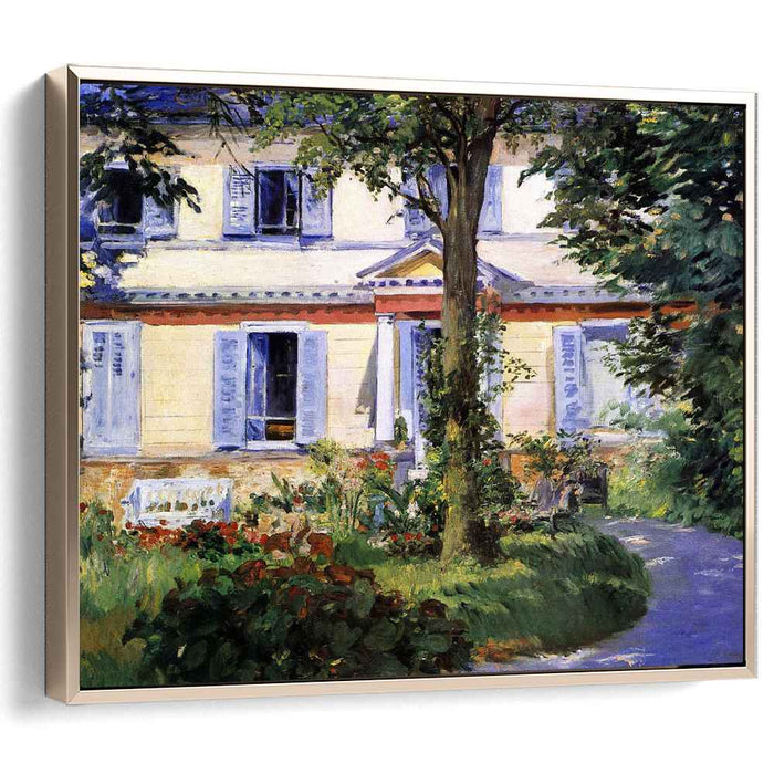 The House at Rueil (1882) by Edouard Manet